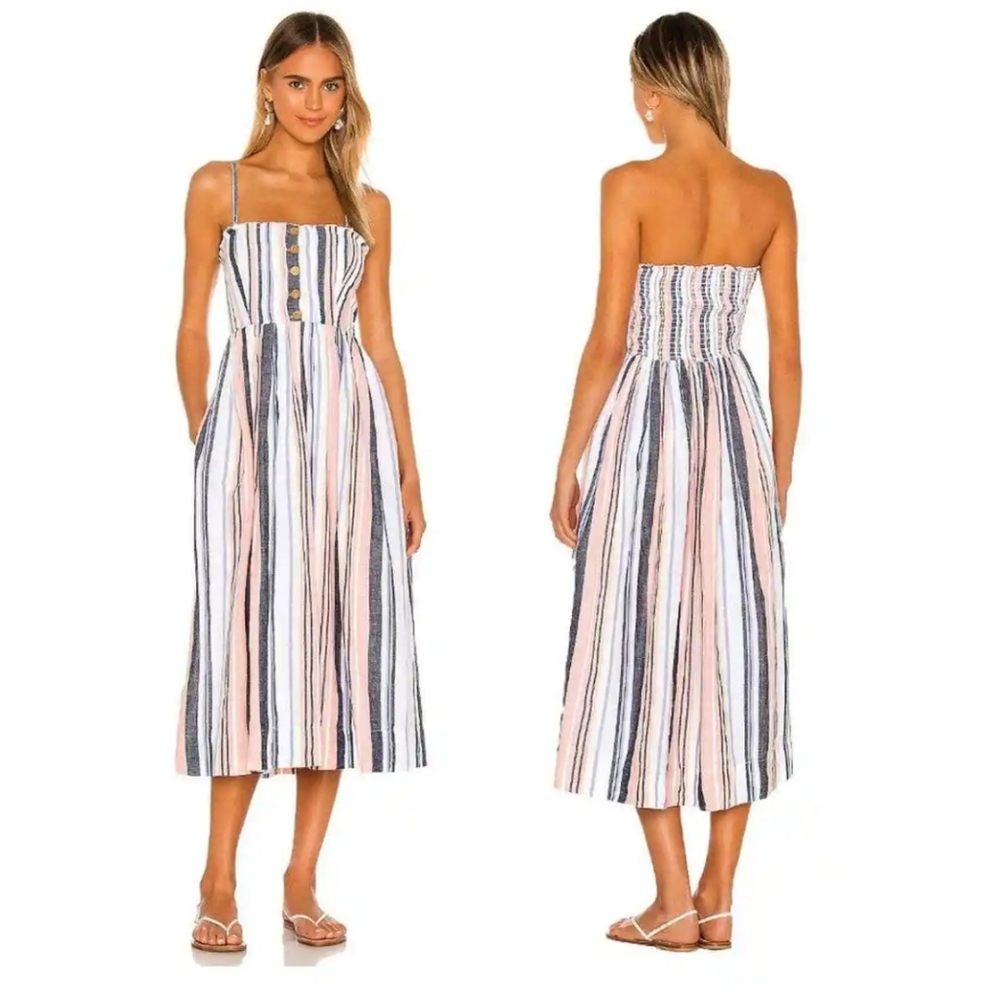 Free People Lilah Striped Maxi Dress